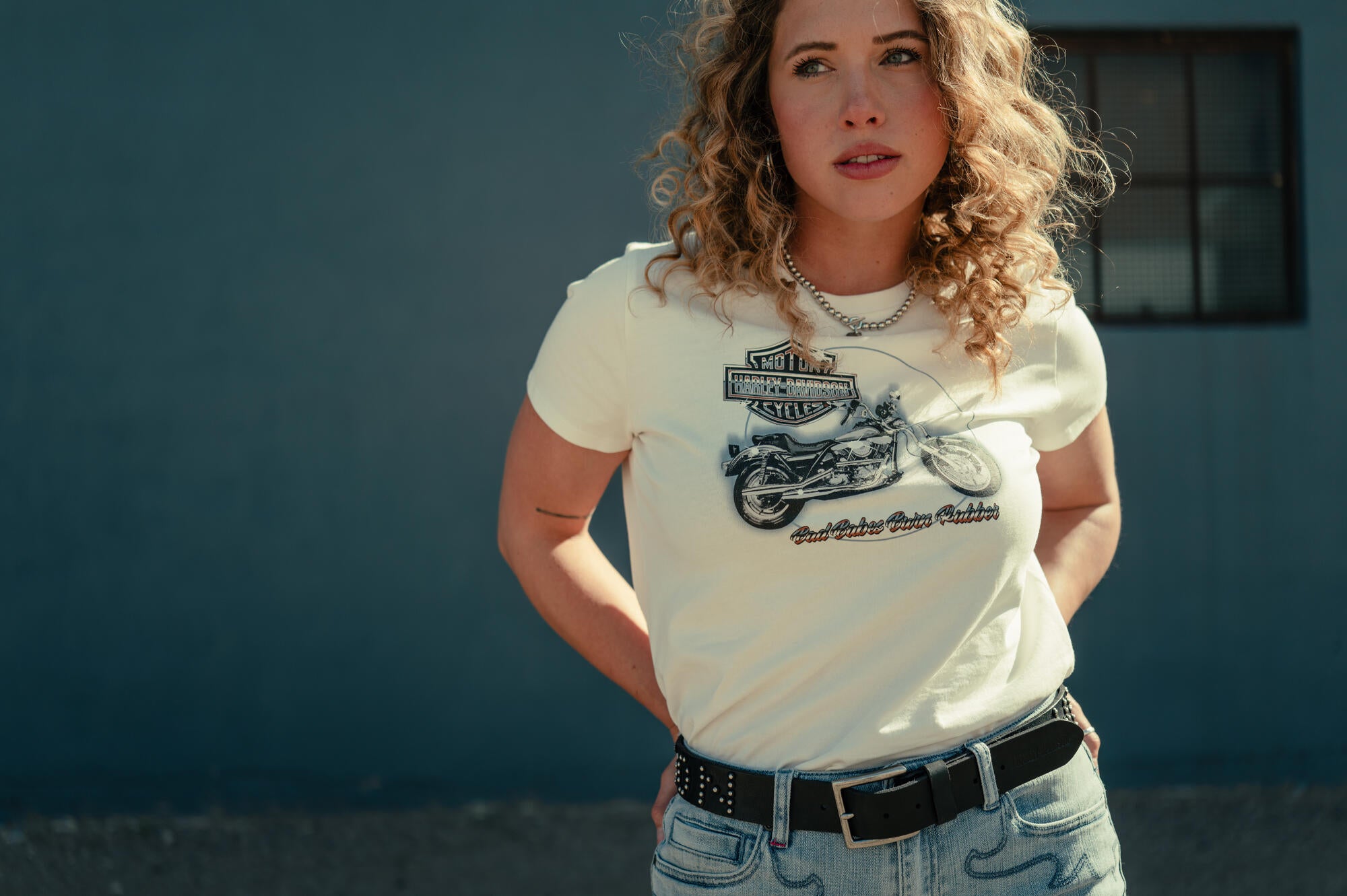 Harley-Davidson Women's Iron Pride Crew Neck Graphic Tee