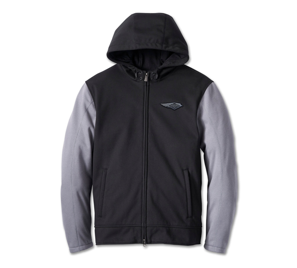 Men's 120th Anniversary Deflector Riding Fleece - Black & Quiet Shade