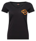 Harley-Davidson® Amman Open T-Shirt B&S on Black