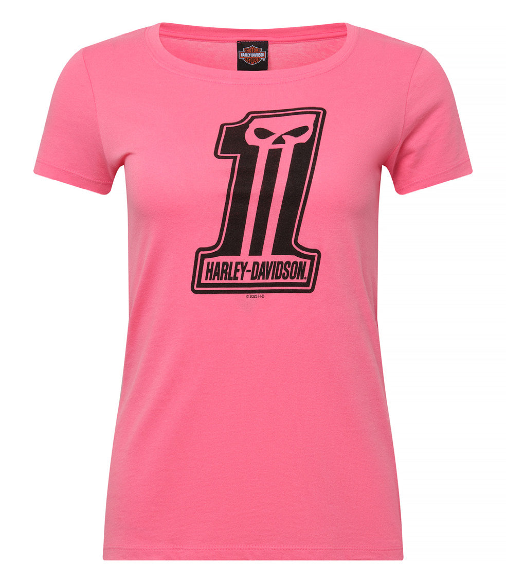 Harley-Davidson® Amman Dark Trait T-Shirt on Pink