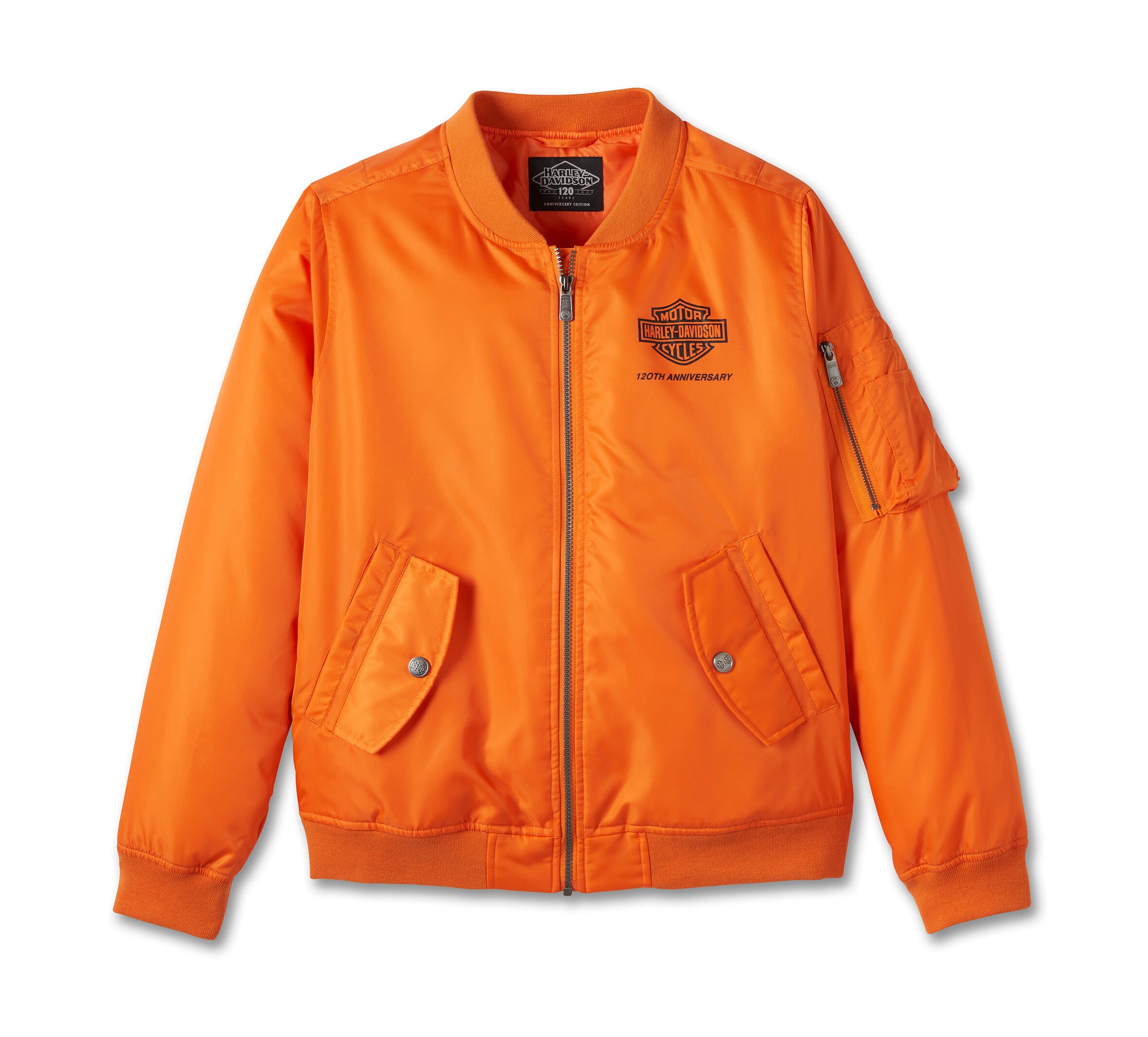 Women's 120th Anniversary Bomber Jacket Orange