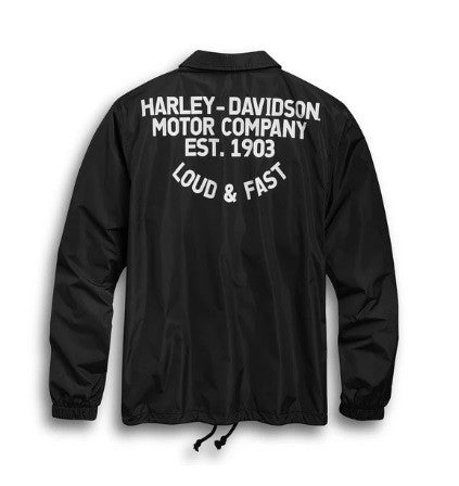 Harley-Davidson Loud & Fast Men's Coach's Jacket