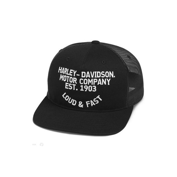 Loud & Fast Flat Brim Trucker Cap