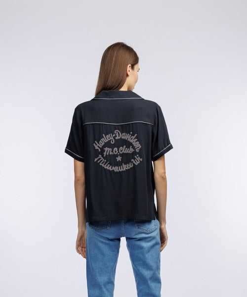 Women's Club Crew Contrast Piping Shirt
