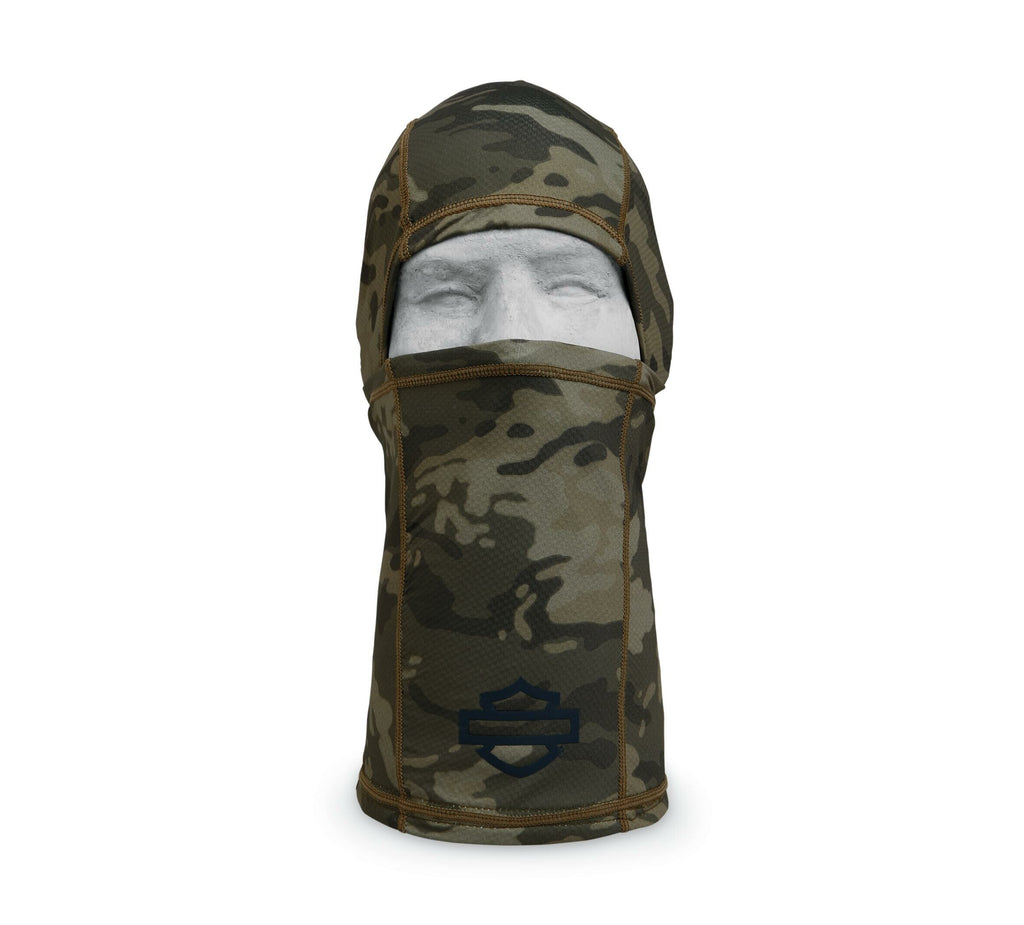 Harley Davidson Camo Face Mask - Camo- Green