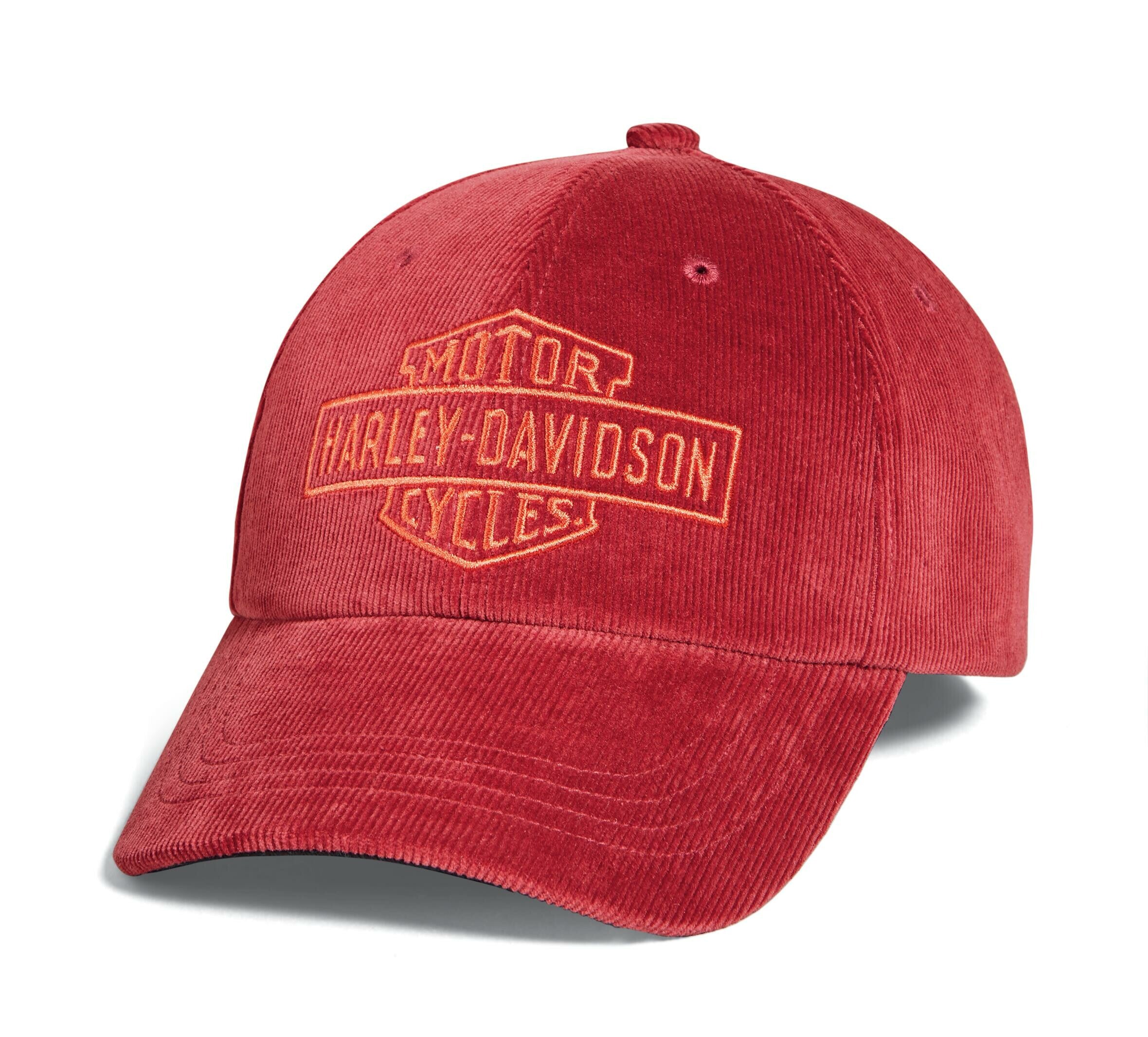 Bar & Shield Corduroy Cap - Russet Brown