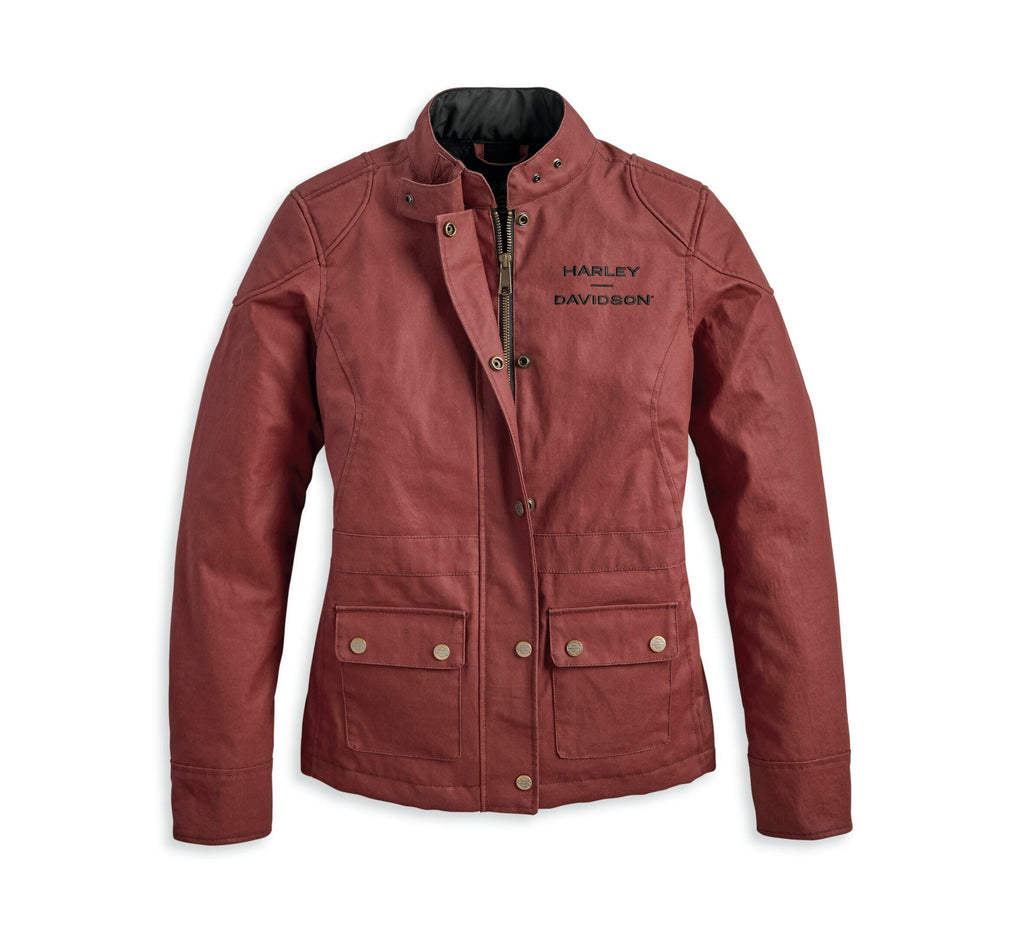 Women's Repose Textile Riding Jacket - Russet Brown