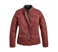 Women's Repose Textile Riding Jacket - Russet Brown