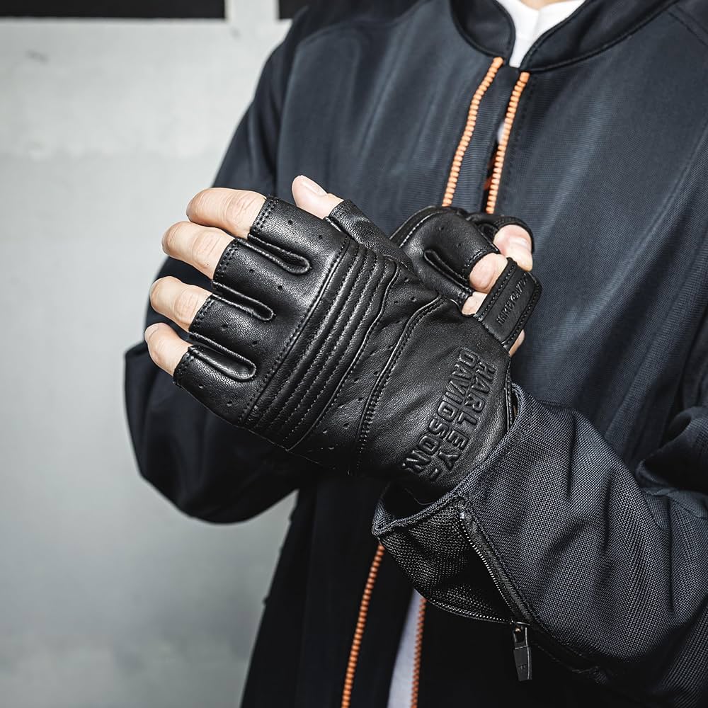 Men's Oakbrook Fingerless Leather Glove