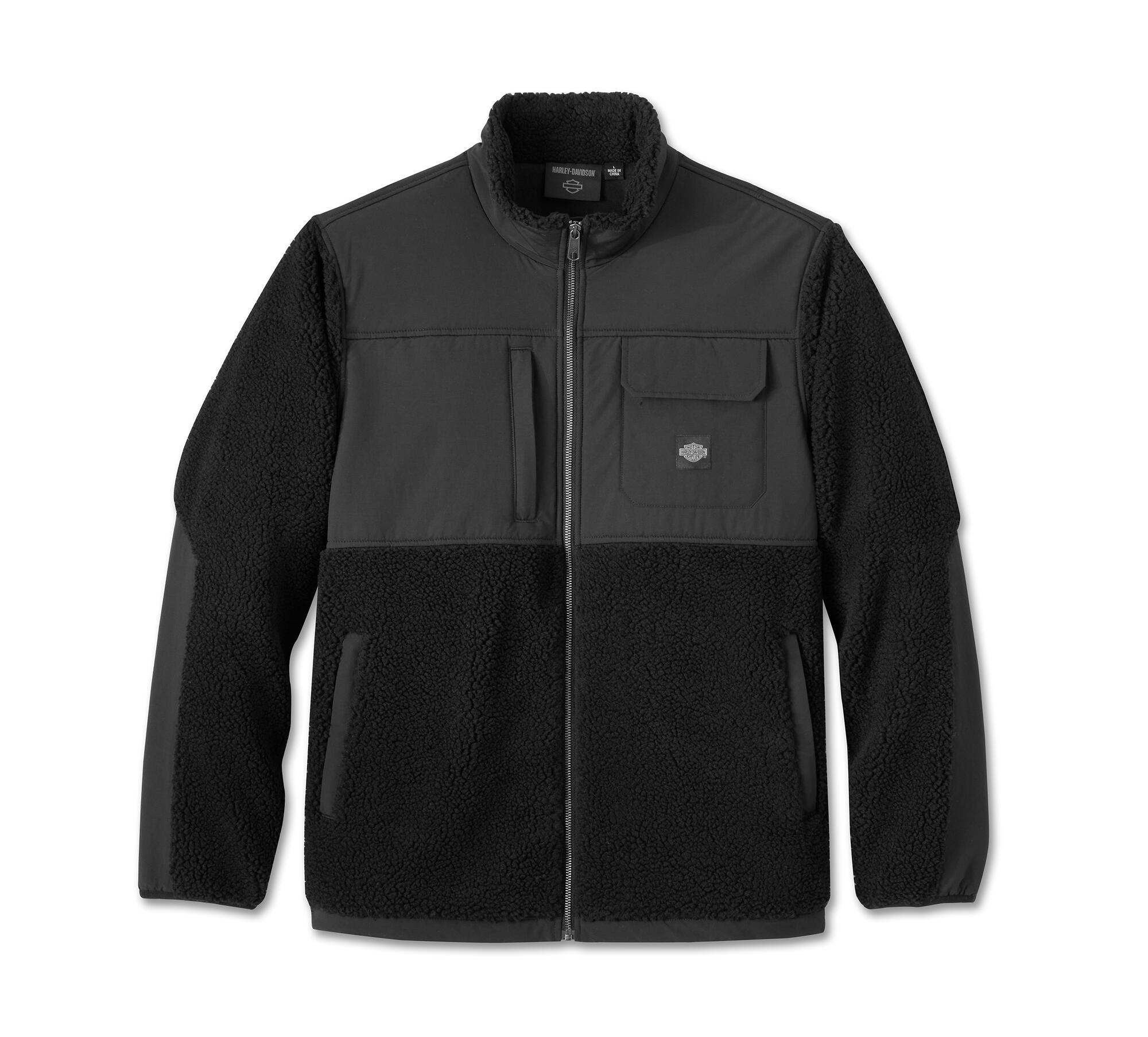 Harley-Davidson® Sherpa Full Zip Harley Black