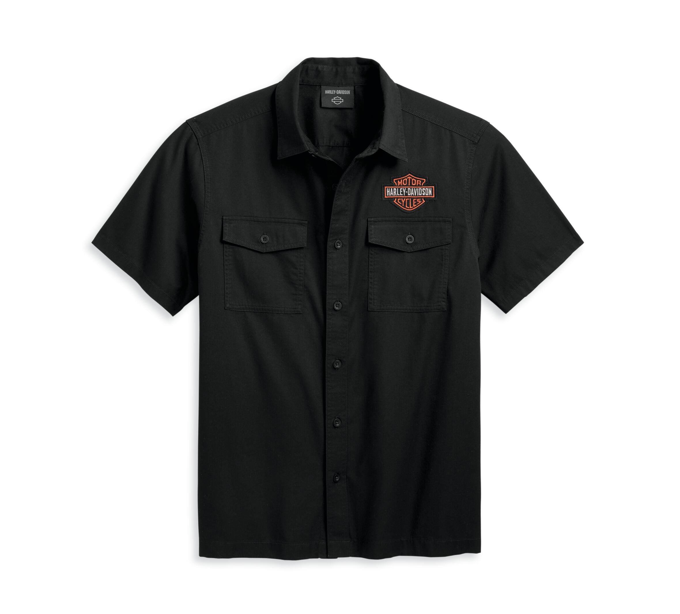 Black Beauty Men's Bar & Shield Short Sleeve Shirt
