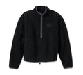 Harley-Davidson Women's Sherpa 1/4 Zip - Black Beauty
