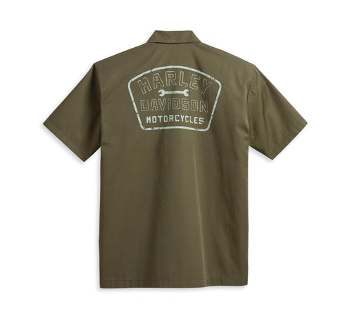 Grape Leaf Men's Wrench Crew Shirt