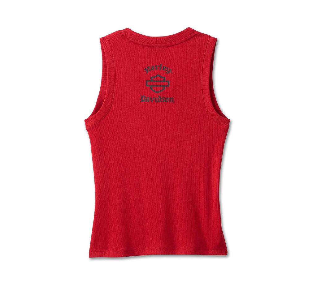 Women's Old English Tank - Chili Pepper