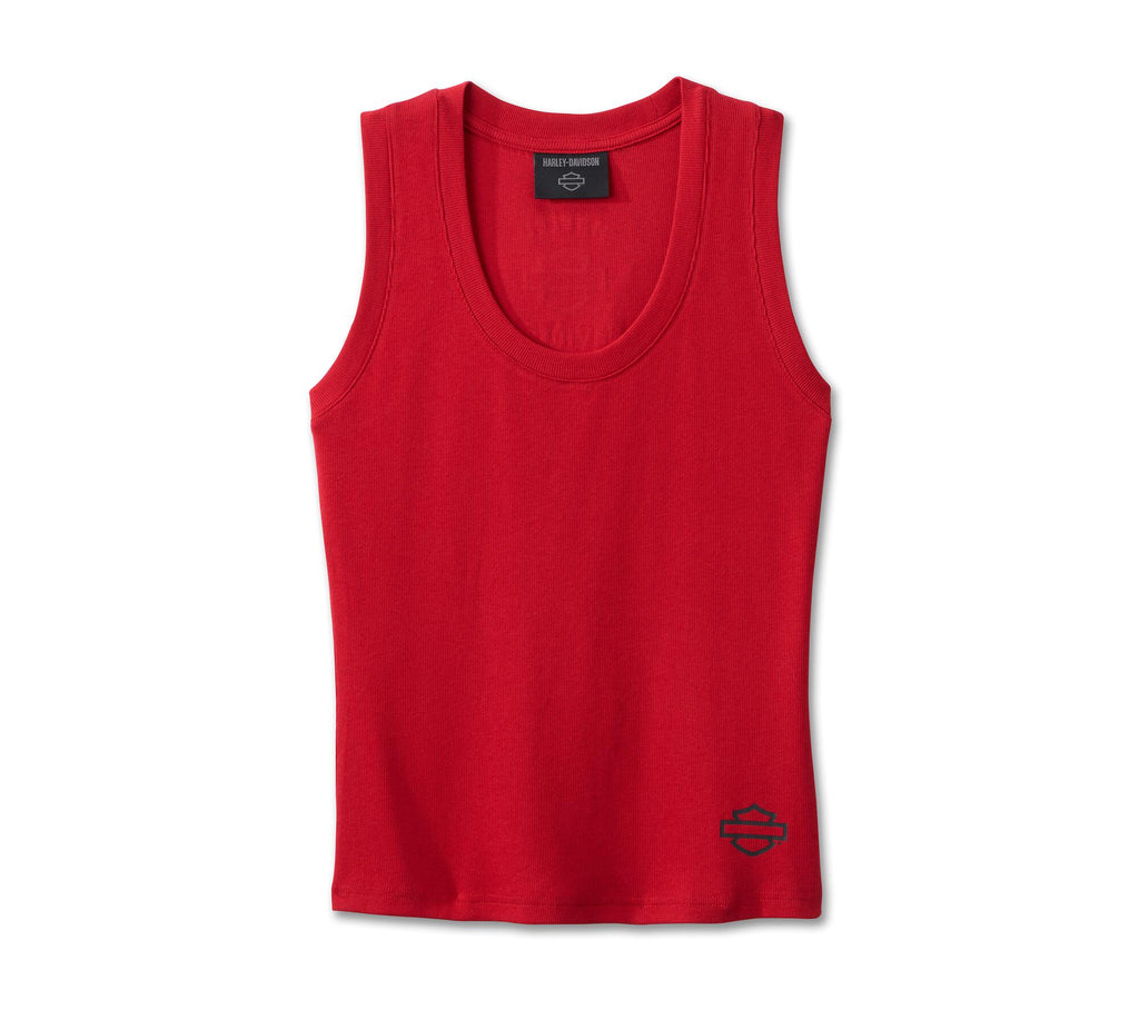 Women's Old English Tank - Chili Pepper