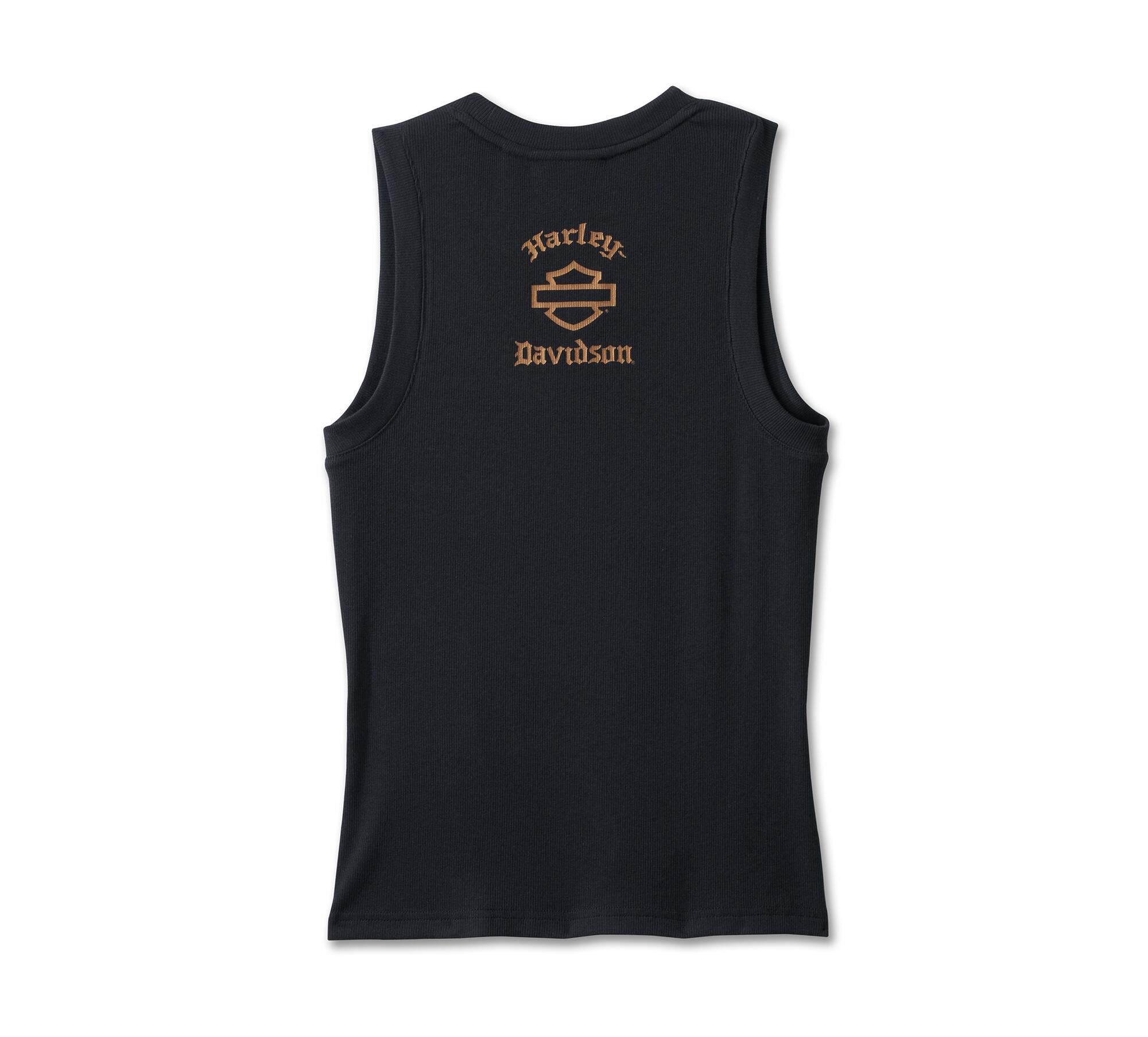 Harley-Davidson Women's Old English Tank - Harley Black