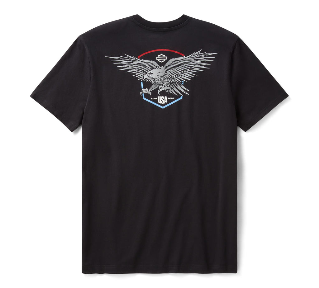 Men's Liberty Eagle Tee - Harley Black