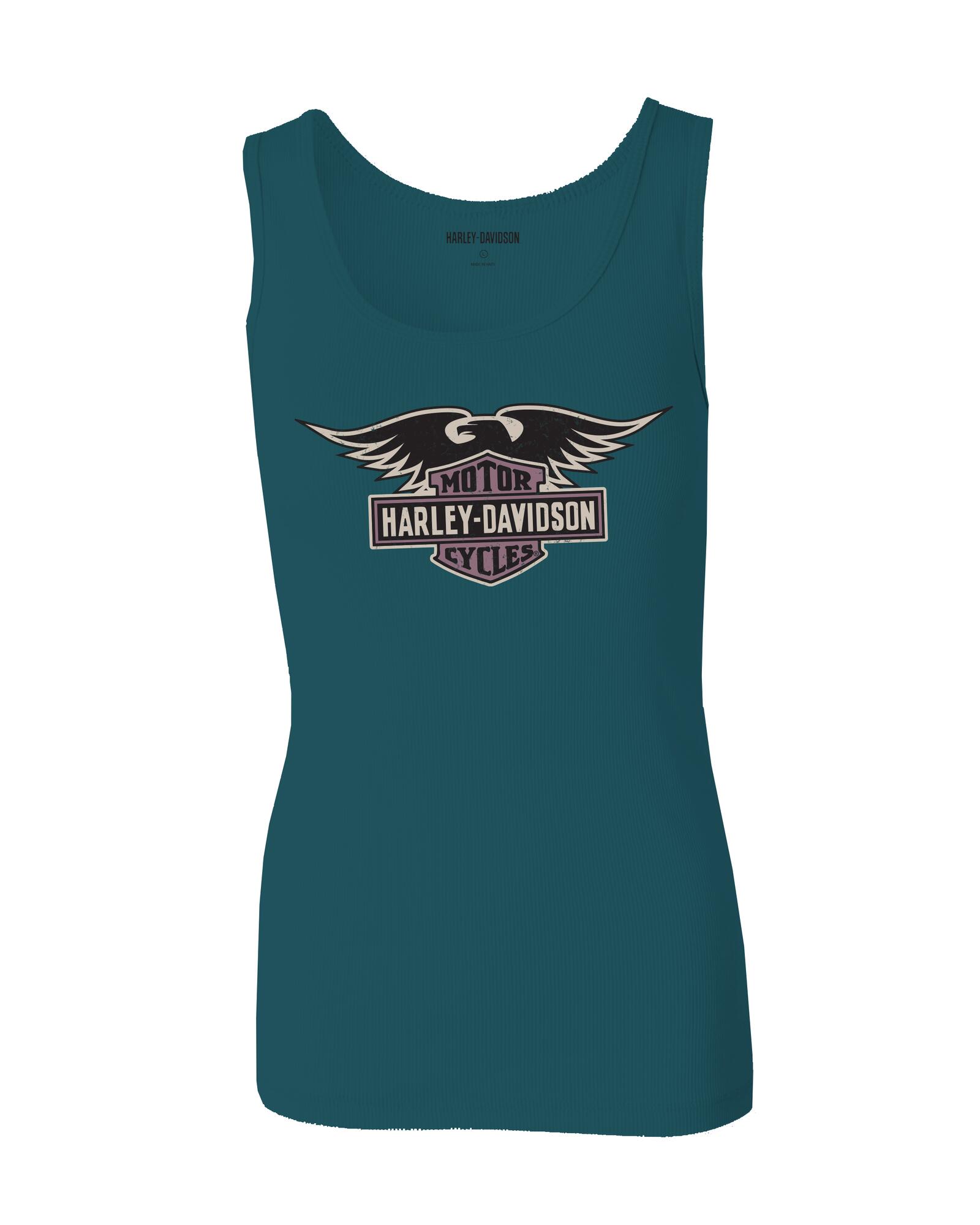 Women's Ultra Classic Eagle Tank - Deep Teal