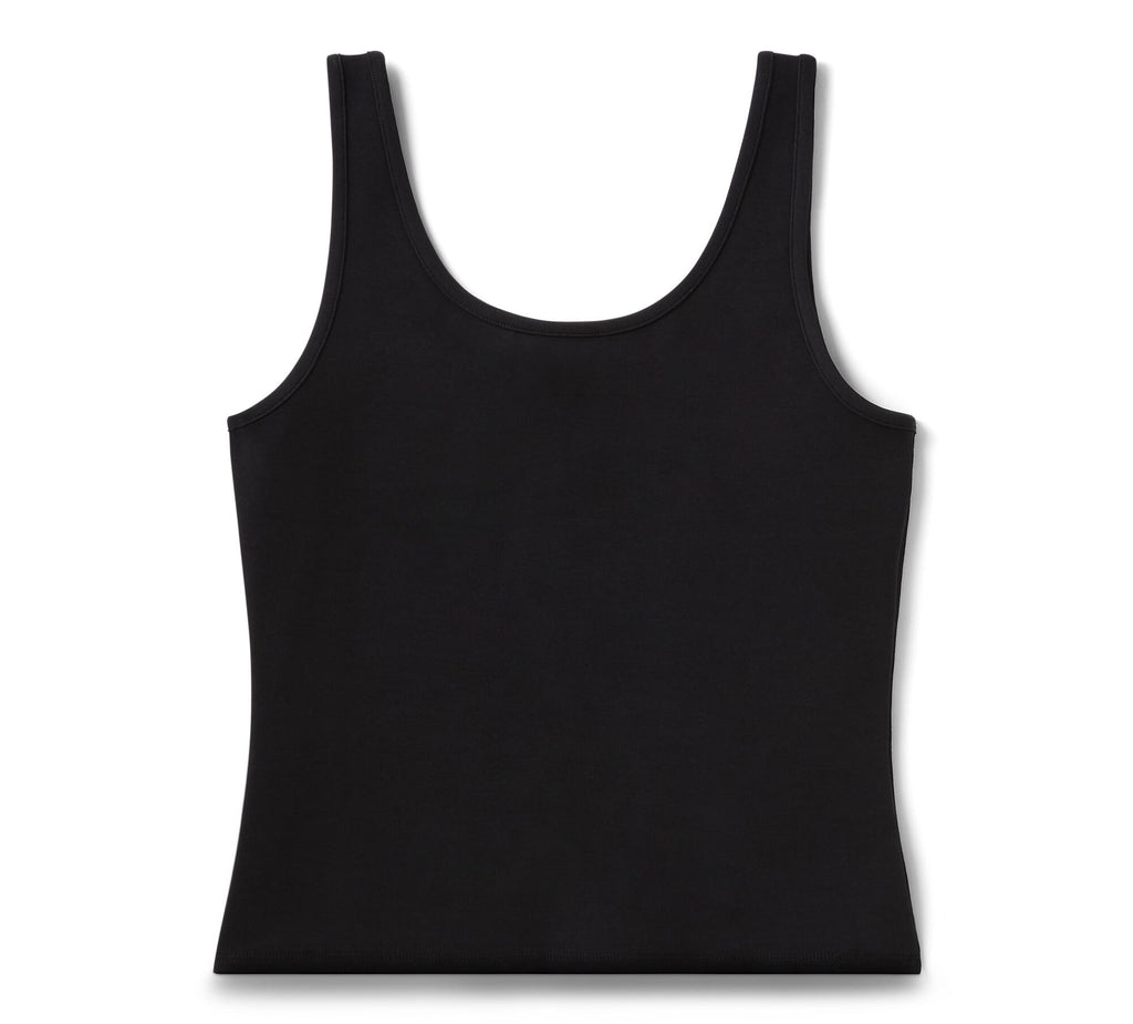 Women's Willie G Skull Bling Tank - Harley Black