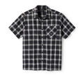 Men's Staple Short Sleeve Shirt - Plaid - Harley Black & Cloud Dancer