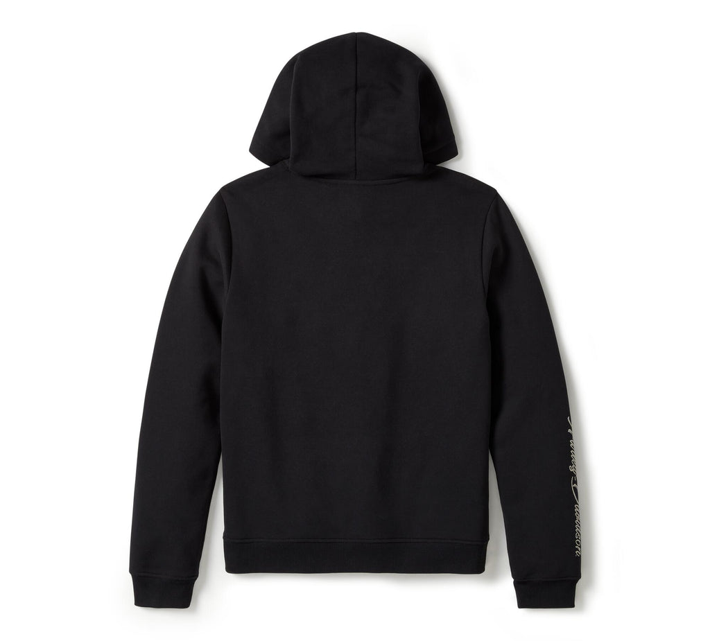 Harley-Davidson Essential Bling Pullover Fleece Hoodie Harley Black