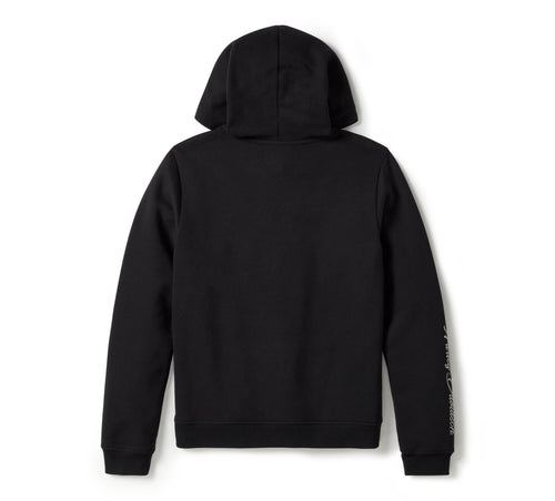 Harley-Davidson Essential Bling Pullover Fleece Hoodie Harley Black