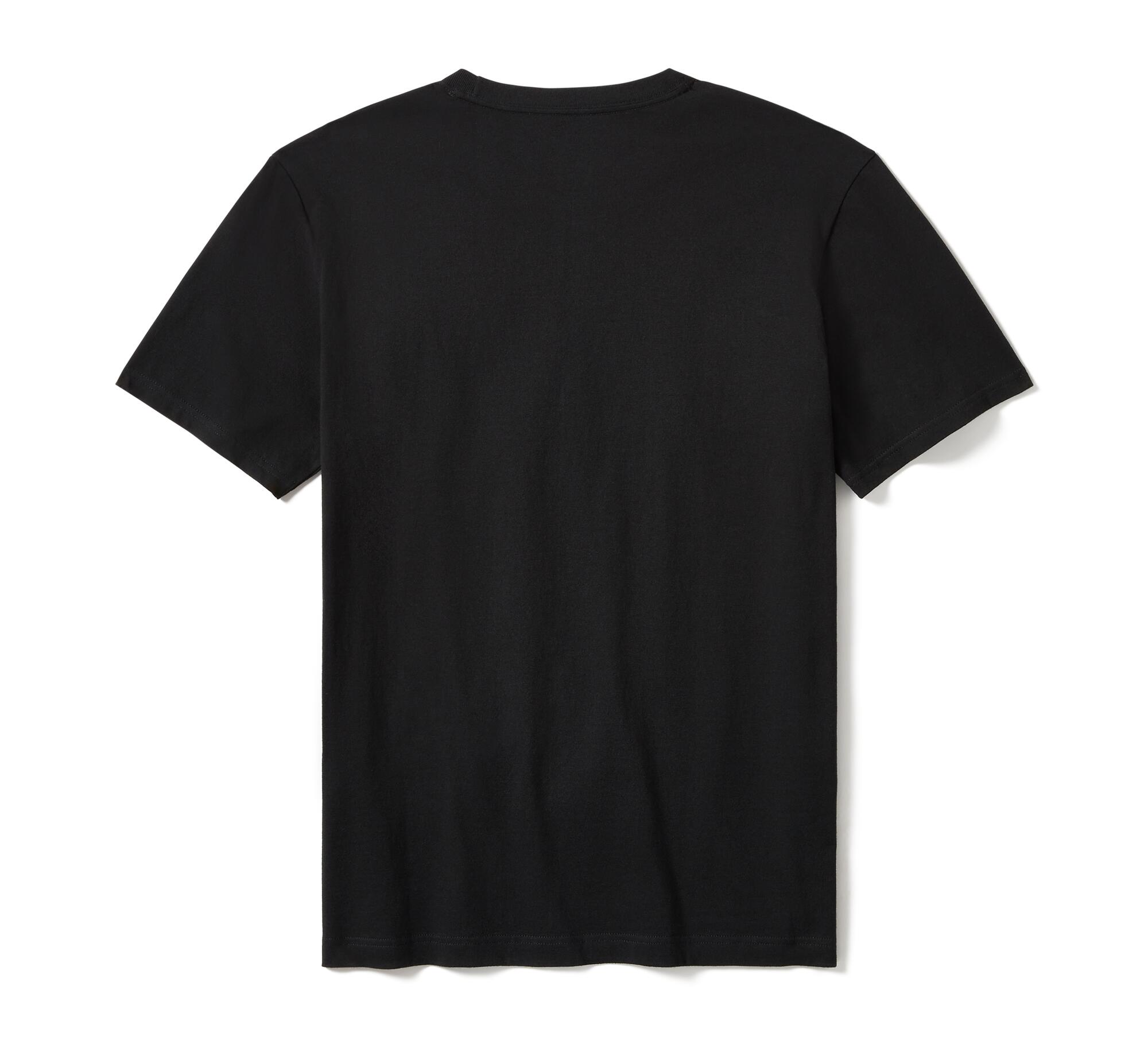 Harley-Davidson Men's Evolution Short Sleeve Shirt, Black
