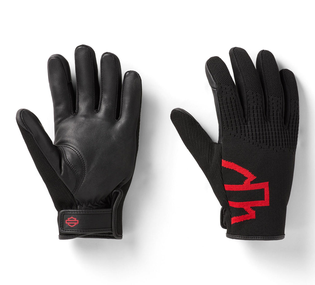 Men's H-D Dyna Knit Riding Gloves