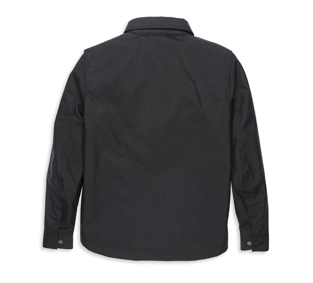 H-D® Men's Courier Canvas Riding Jacket - Black Beauty