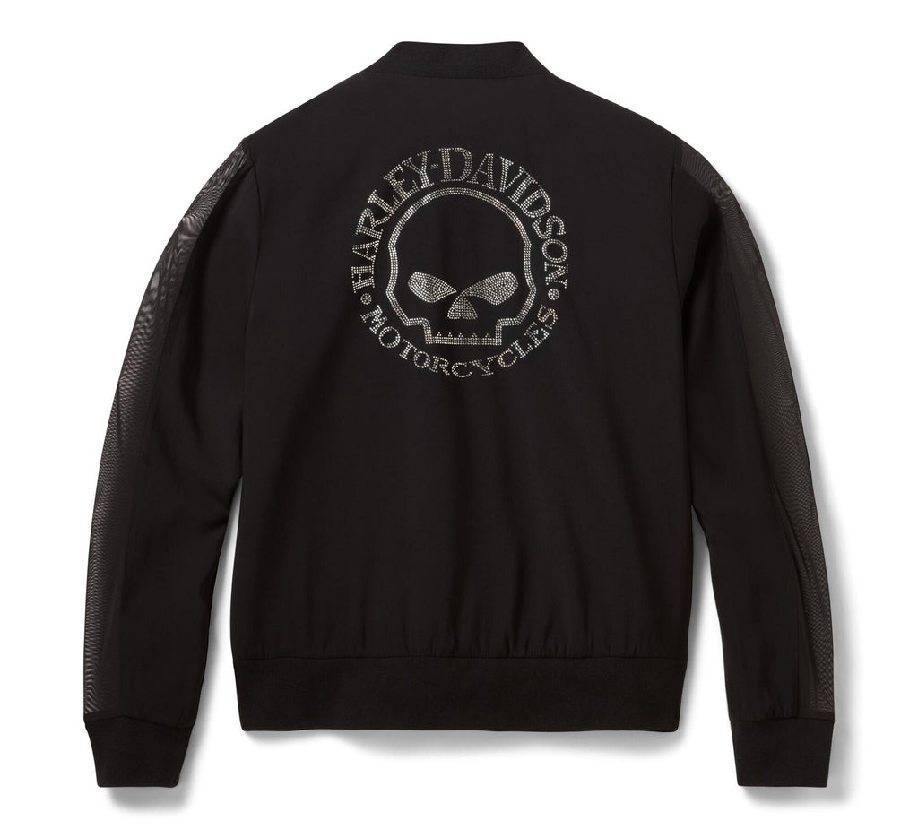 Women's Willie G Skull Bling Bomber