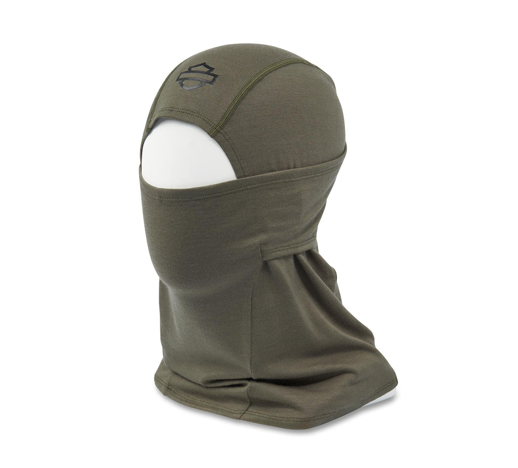 Harley-Davidson® Open Bar & Shield Merino Balaclava - Green