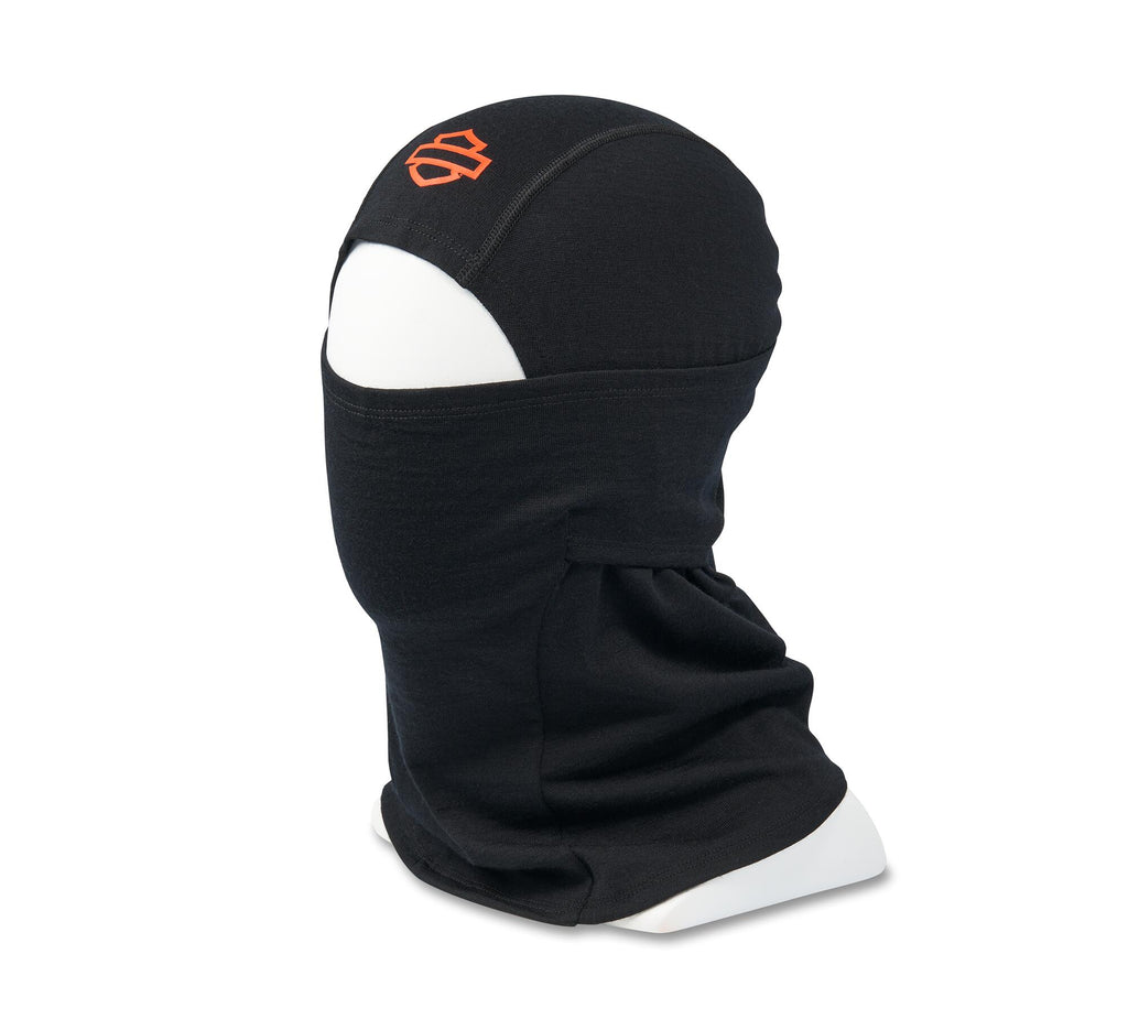 Open Bar & Shield Merino Balaclava - Harley Black