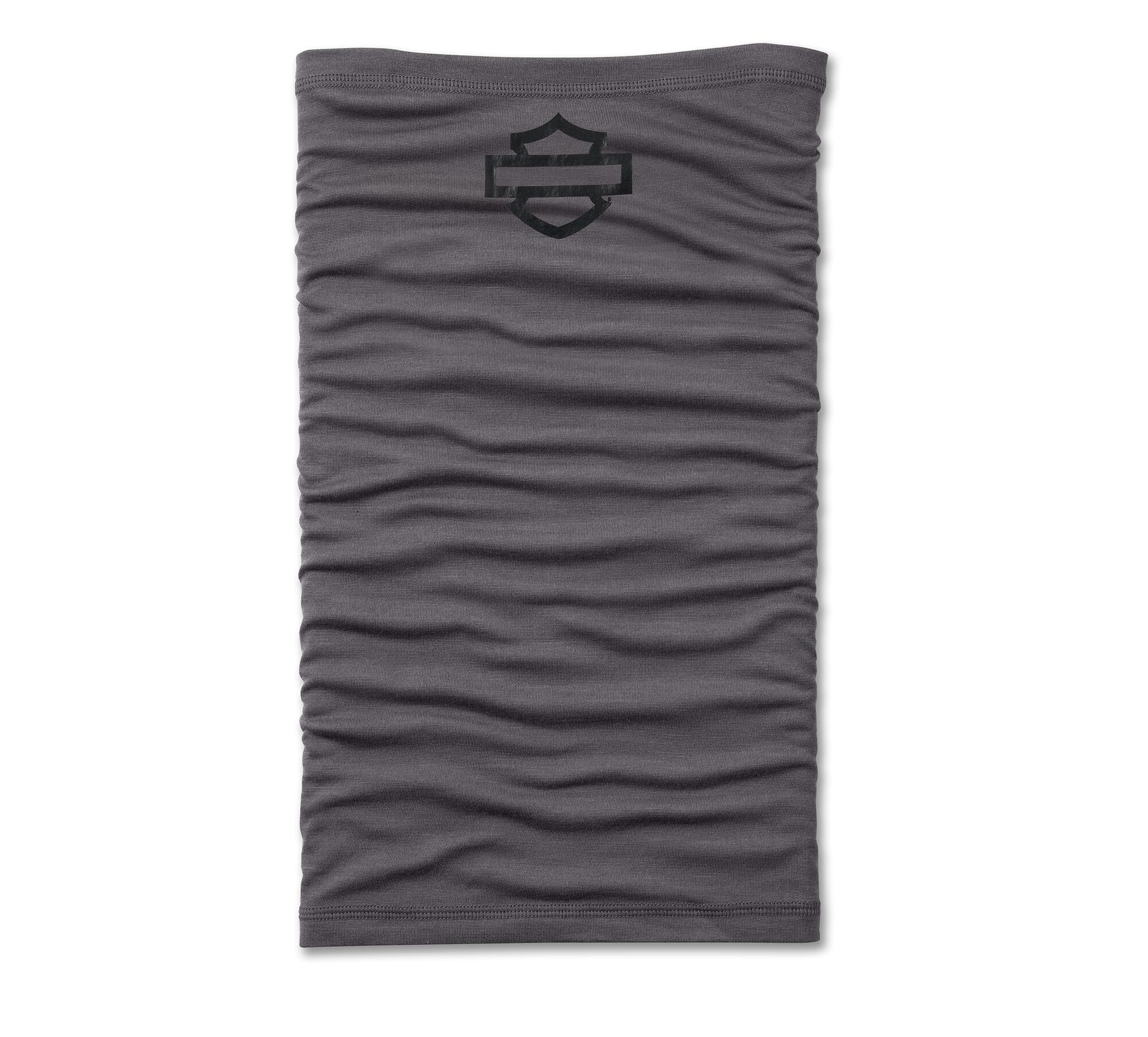 Harley-Davidson® Bar & Shield Merino Neck Gaiter, Gray
