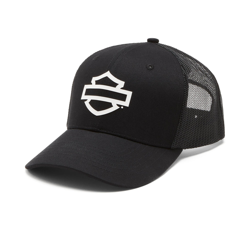 Men's Logo Colorblock Adjustable Trucker Cap - Harley Black