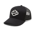 Men's Logo Colorblock Adjustable Trucker Cap - Harley Black