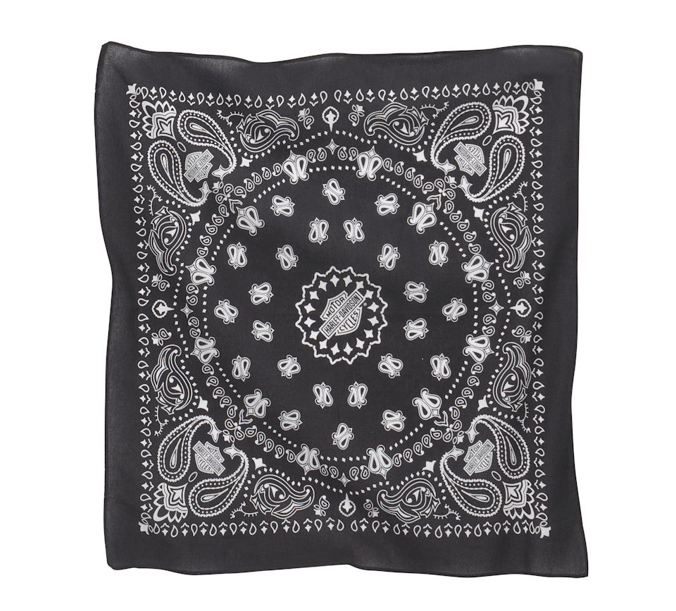 American Heritage Oversized Bandana - Black Beauty