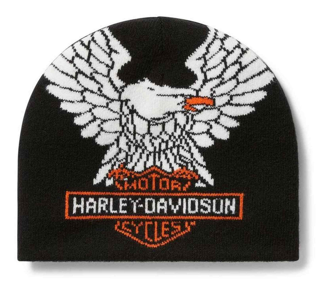 Harley-Davidson® Eagle Strike Reversible Knit Beanie