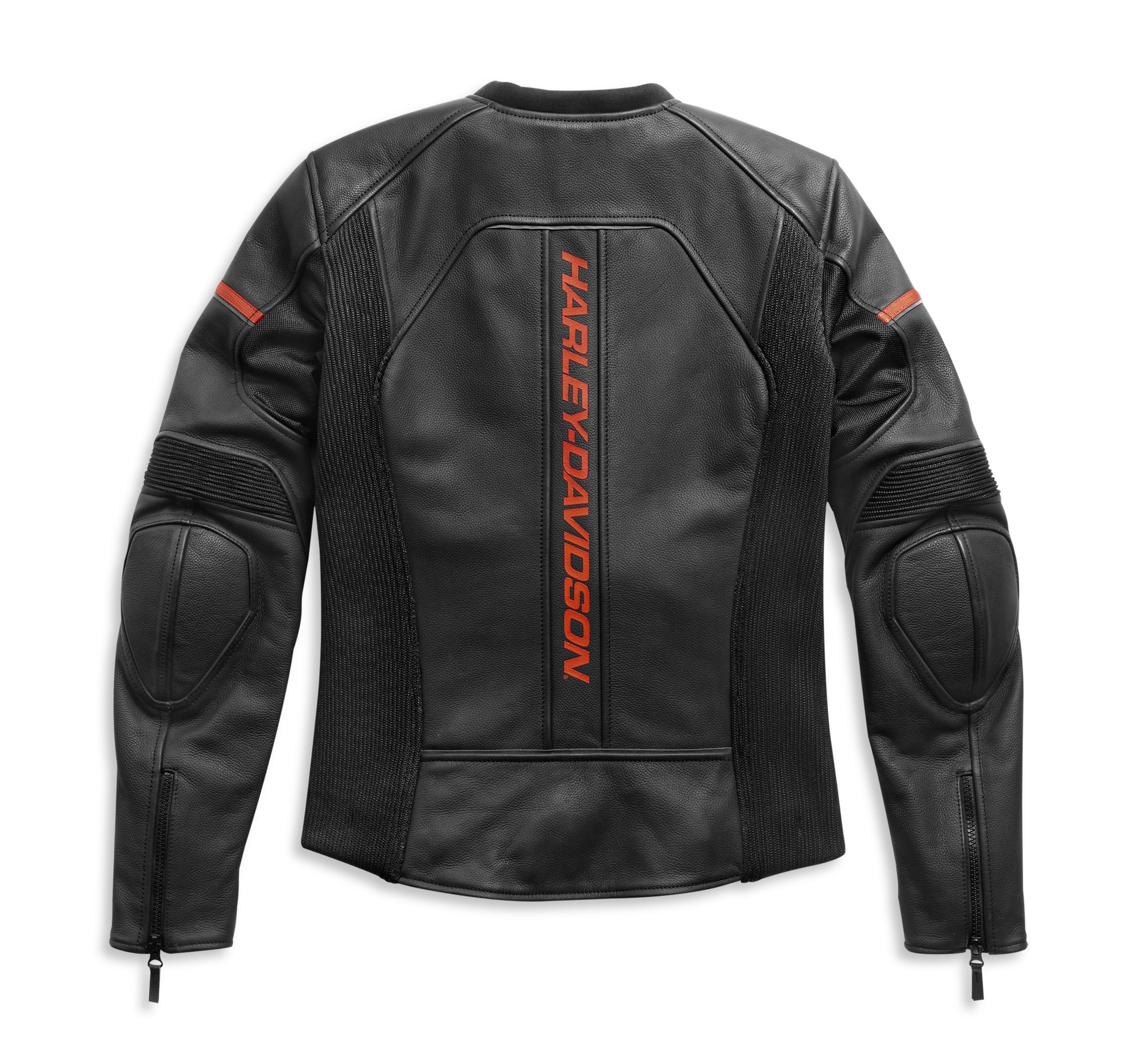 Harley-Davidson Damen Leather Jacket Brawler black