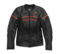 Harley-Davidson Damen Leather Jacket Brawler black