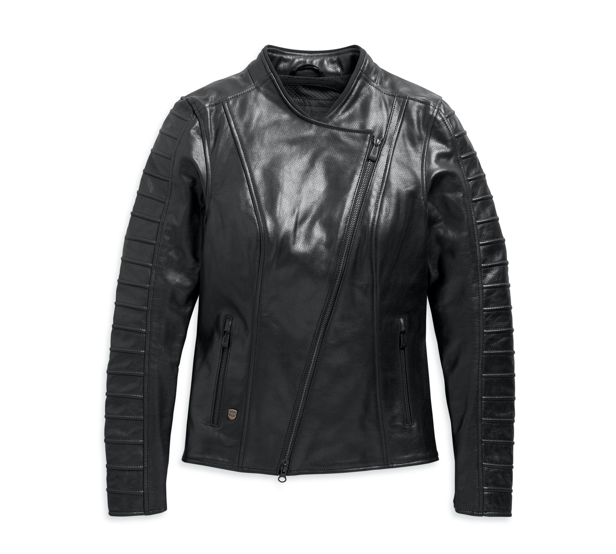OZELLO PERFORATED LEATHER JACKET