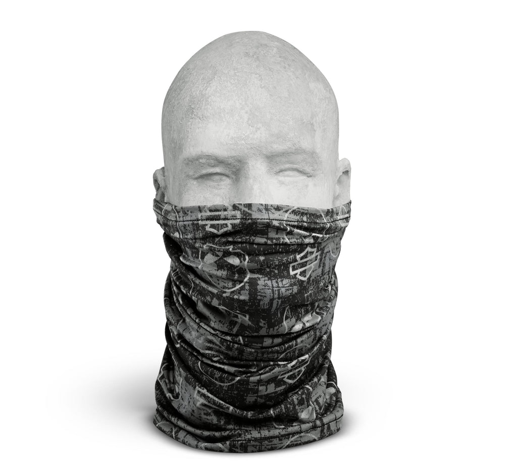 Harley-Davidson® Printed Neck Gaiter w/ CoolCore Technology, Black