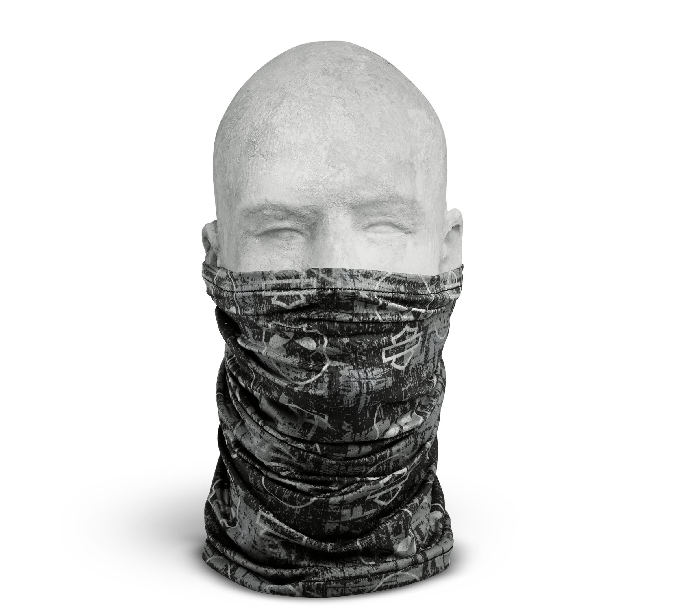 Harley-Davidson® Printed Neck Gaiter w/ CoolCore Technology, Black