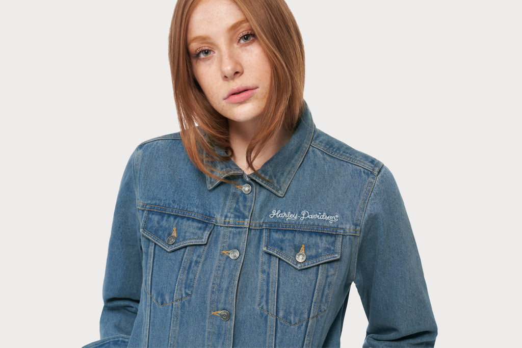 BAR & SHIELD® LOGO DENIM JACKET