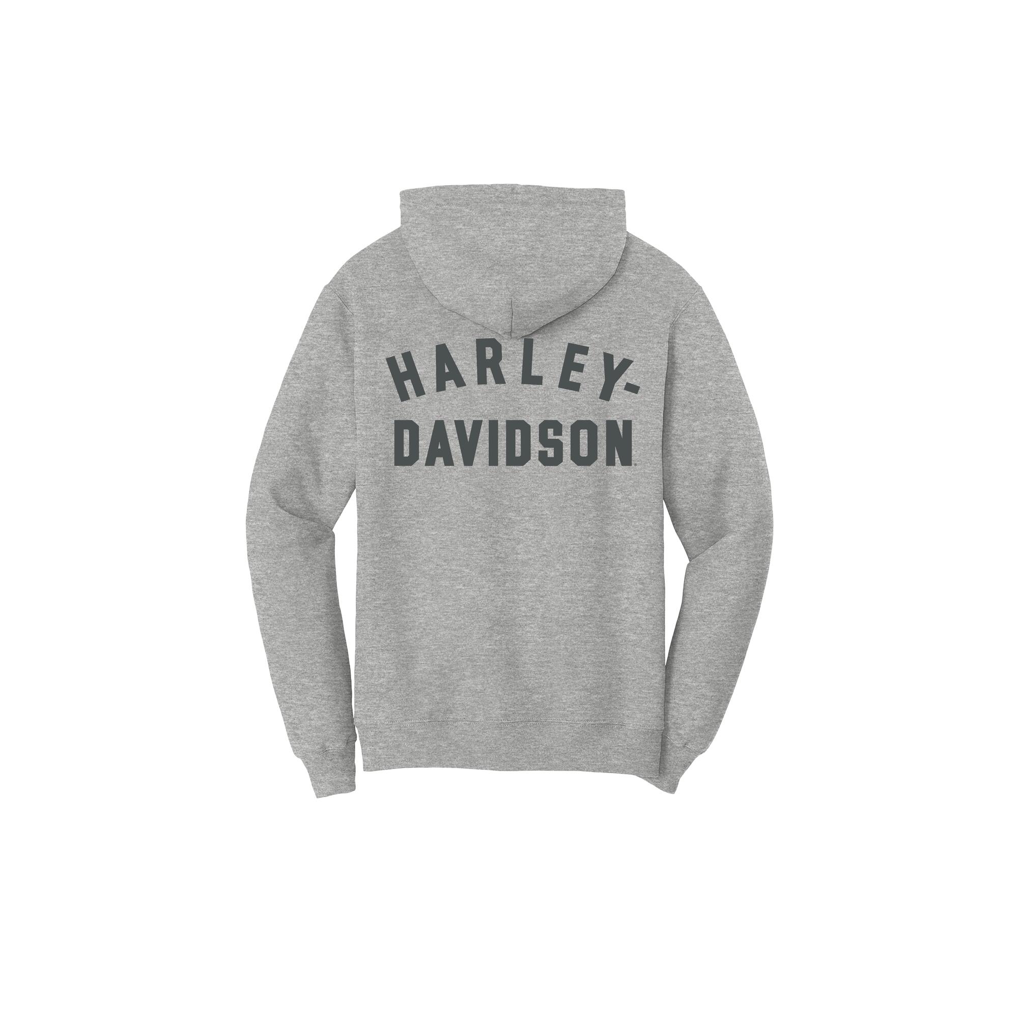 Harley-Davidson women´s Zip Hoodie Special Racer Font grey