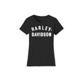 Harley-Davidson® Women's Forever Racer Font Short Sleeve Tee - Black