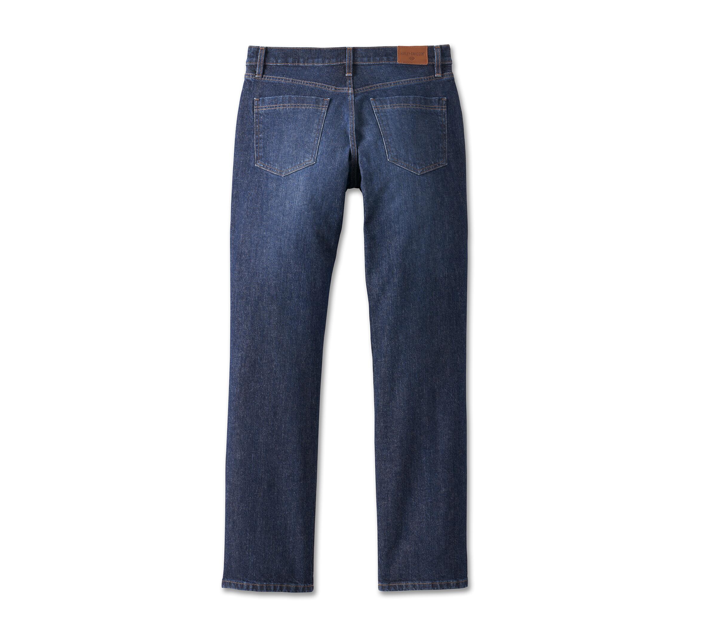 Dark Indigo Men’s Harley Davidson Straight Jean