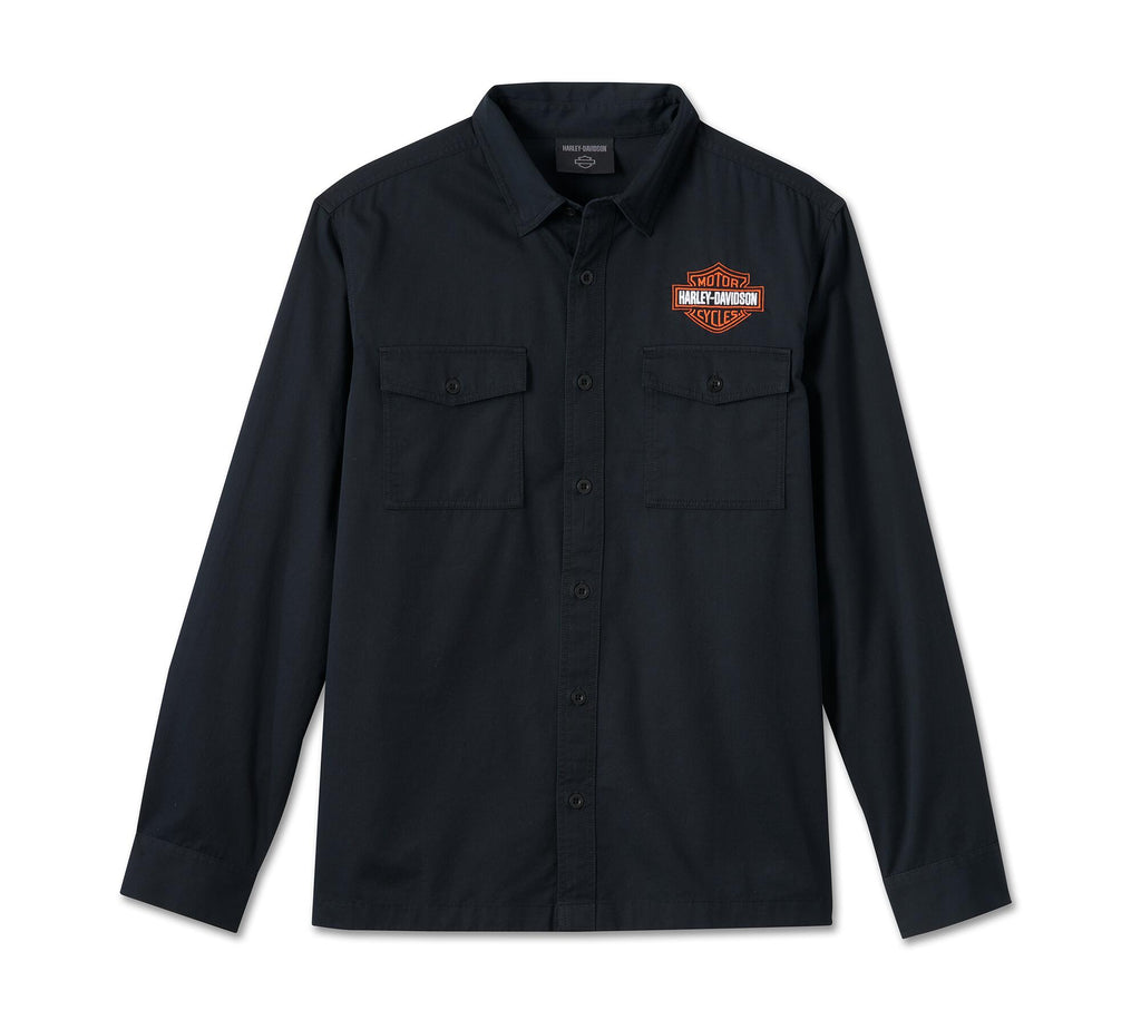Men's Bar & Shield Long Sleeve Shirt