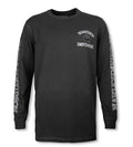 Willie G ™ Skull Long Sleeve Tee - Harley Black