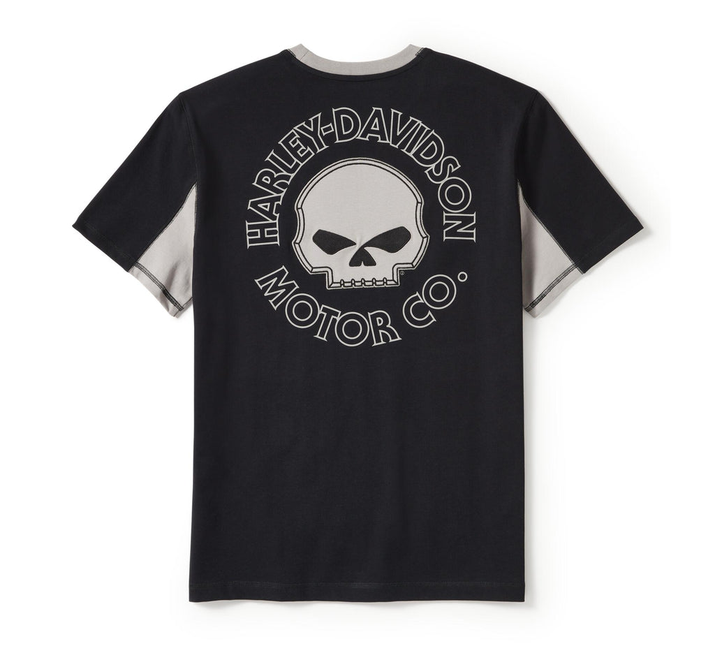Willie G ™ Skull Colorblock Short Sleeve Tee