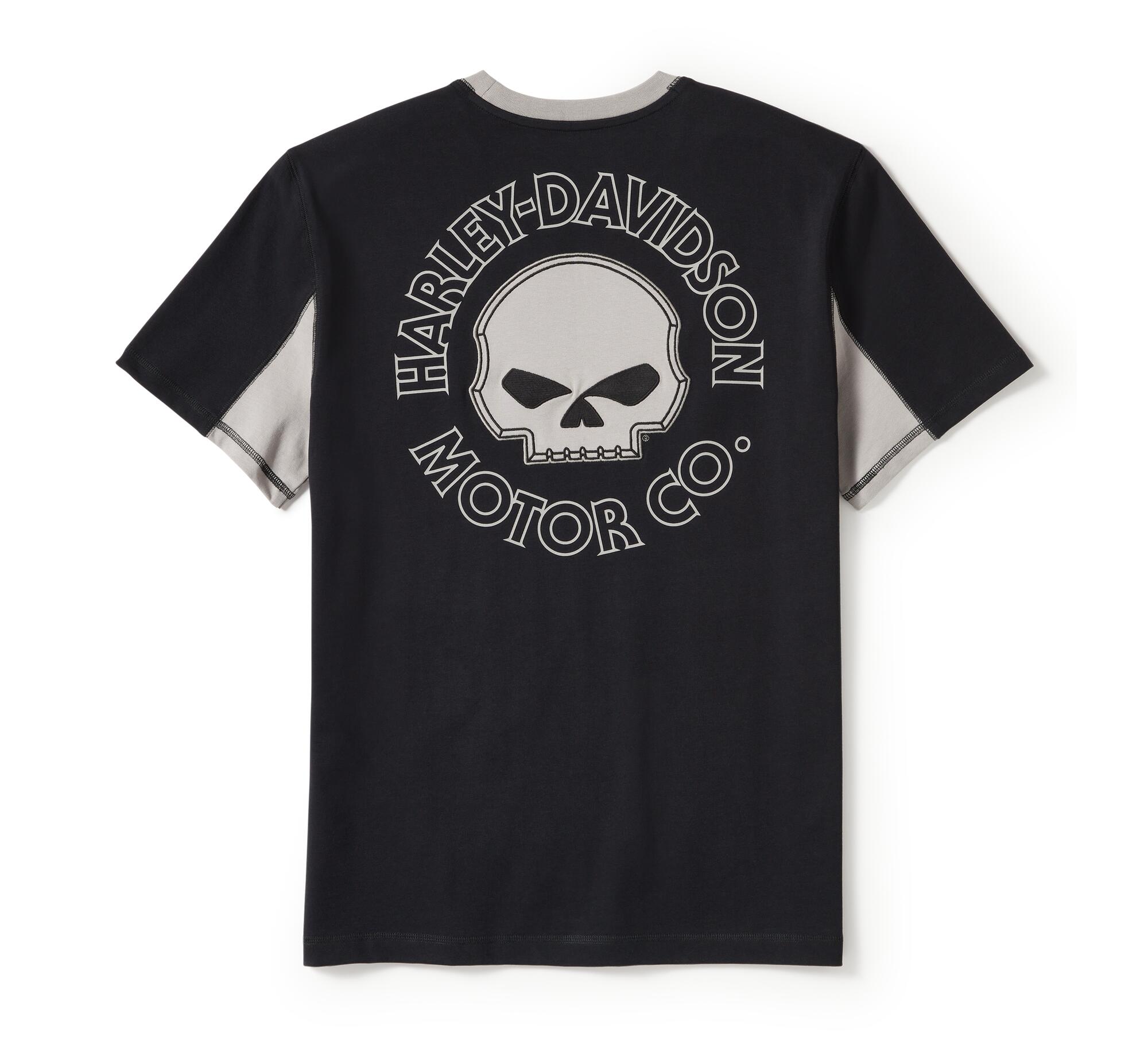 Willie G ™ Skull Colorblock Short Sleeve Tee